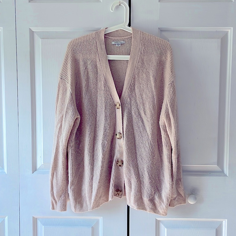 aerie button cardigan
